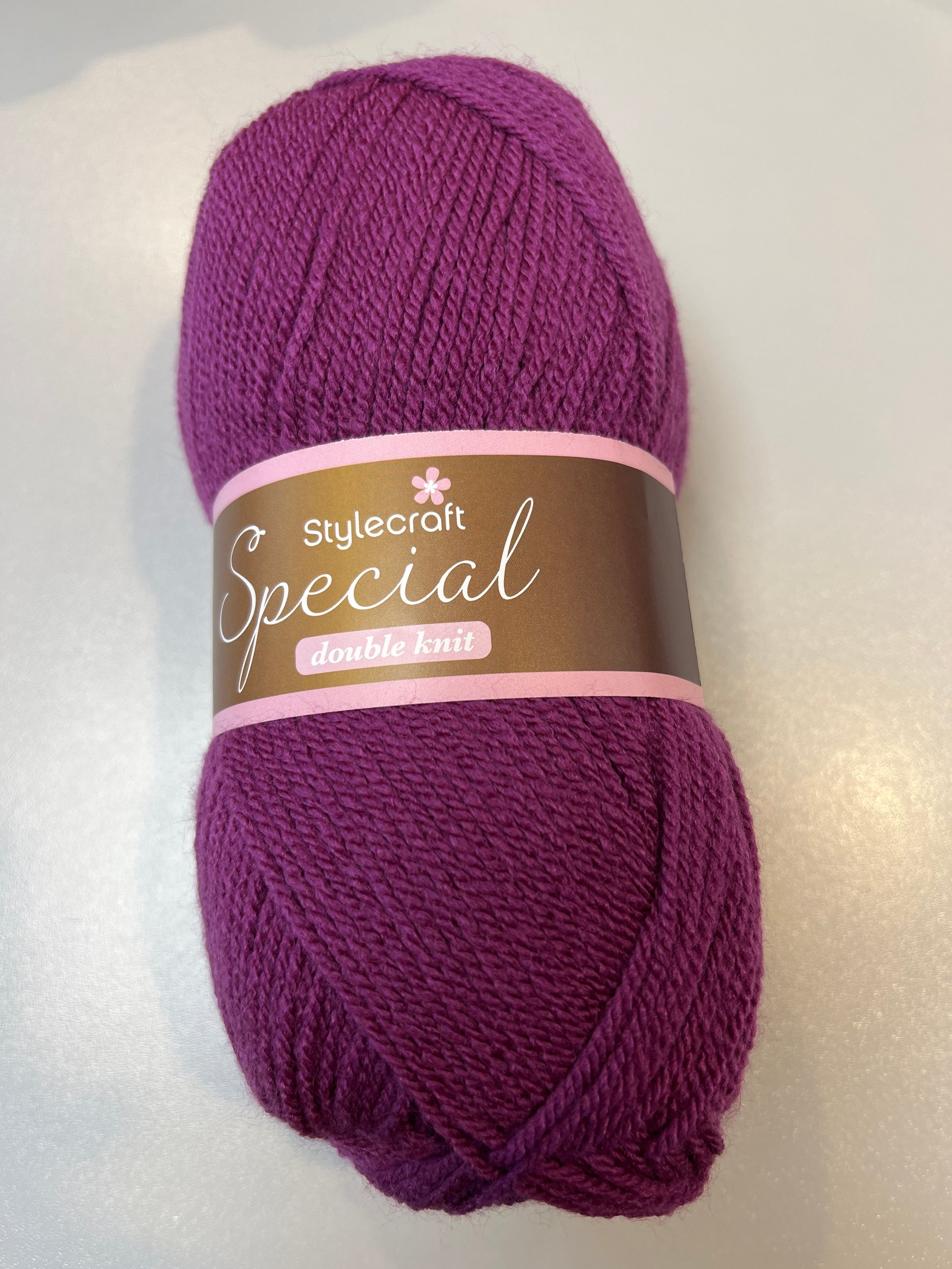 Stylecraft yarn in plum