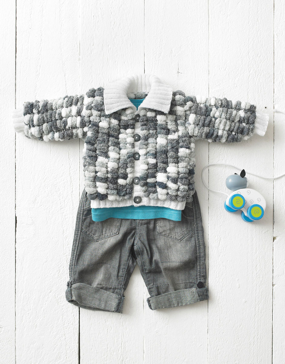 Selection of baby cardigans-Snuggly 4 ply