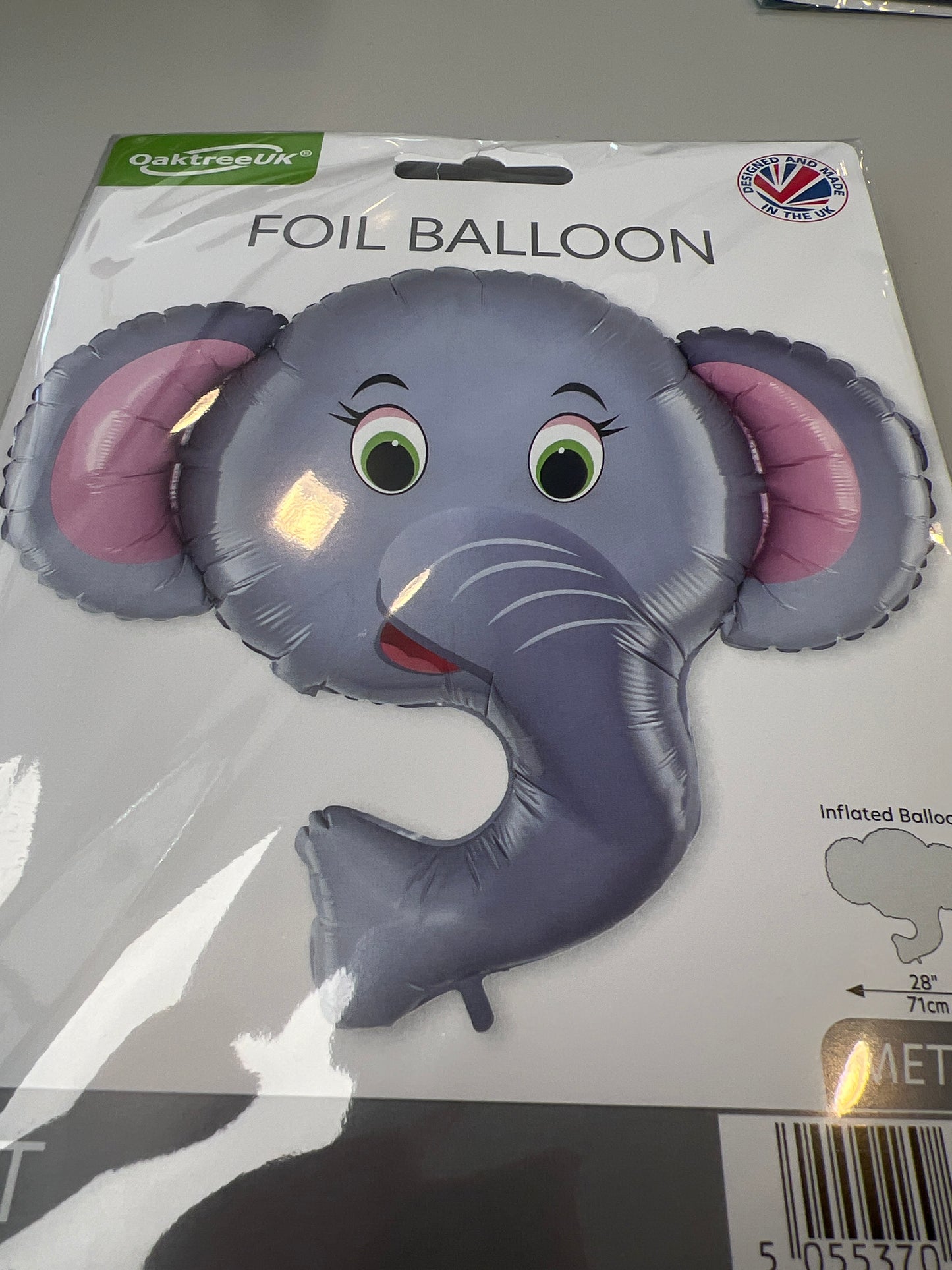 Helium happy elephant balloon