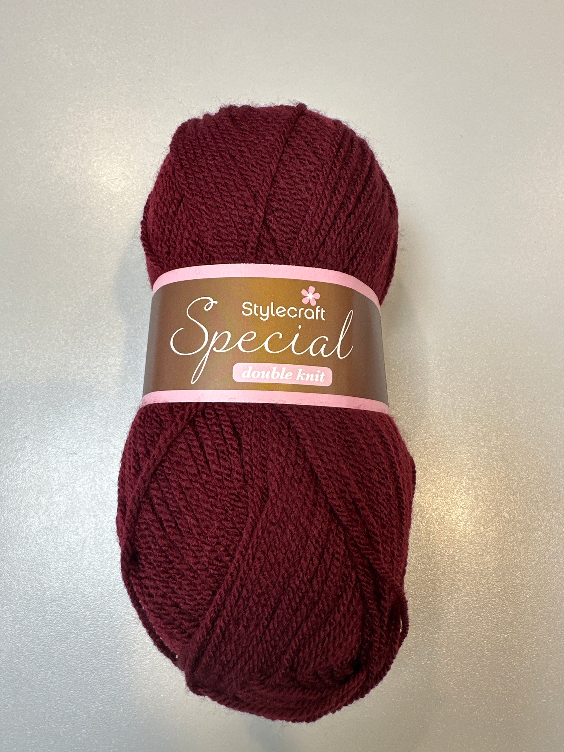 Stylecraft Special DK in Burgundy — 100% Premium Acrylic, DK (Double Knitting), 100g