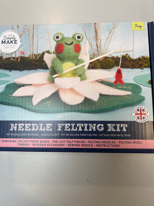Needle Felting Kit- Frog