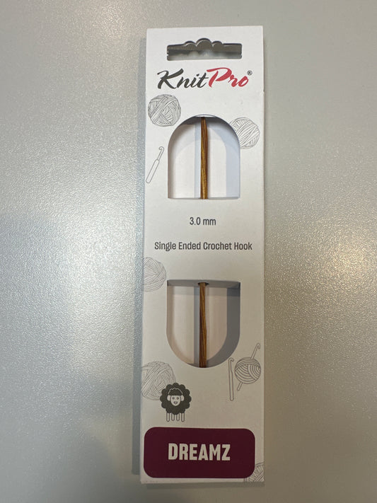 KnitPro Dreamz single ended crochet hook