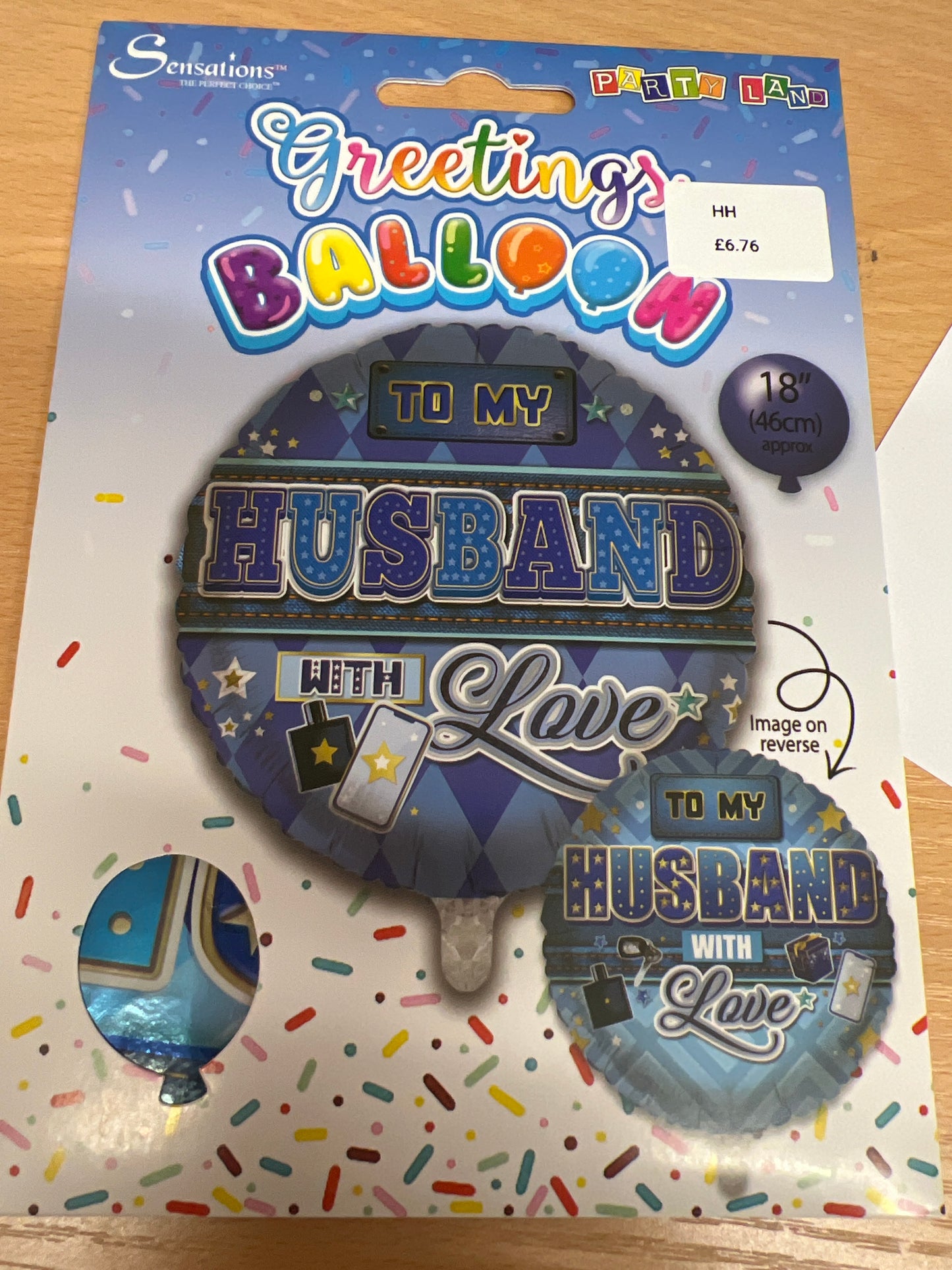 Husband helium balloon