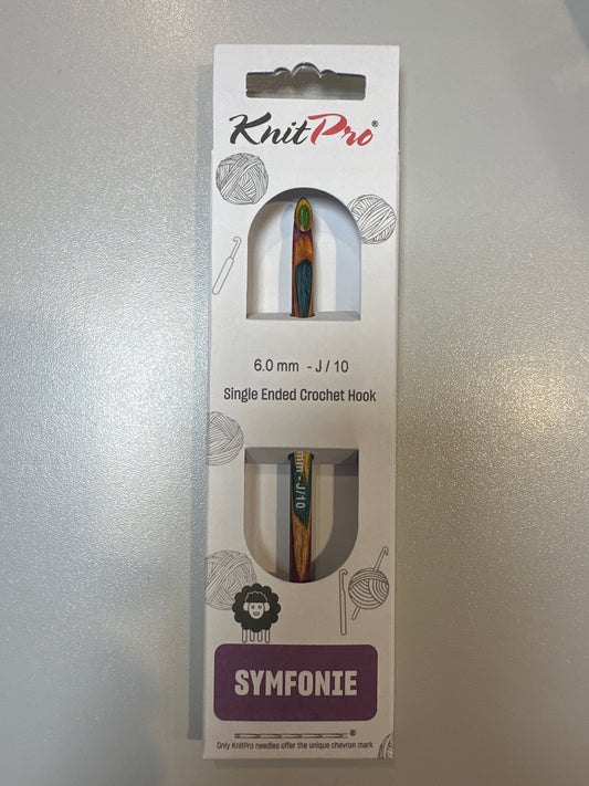KnitPro Symfonie single ended crochet hook