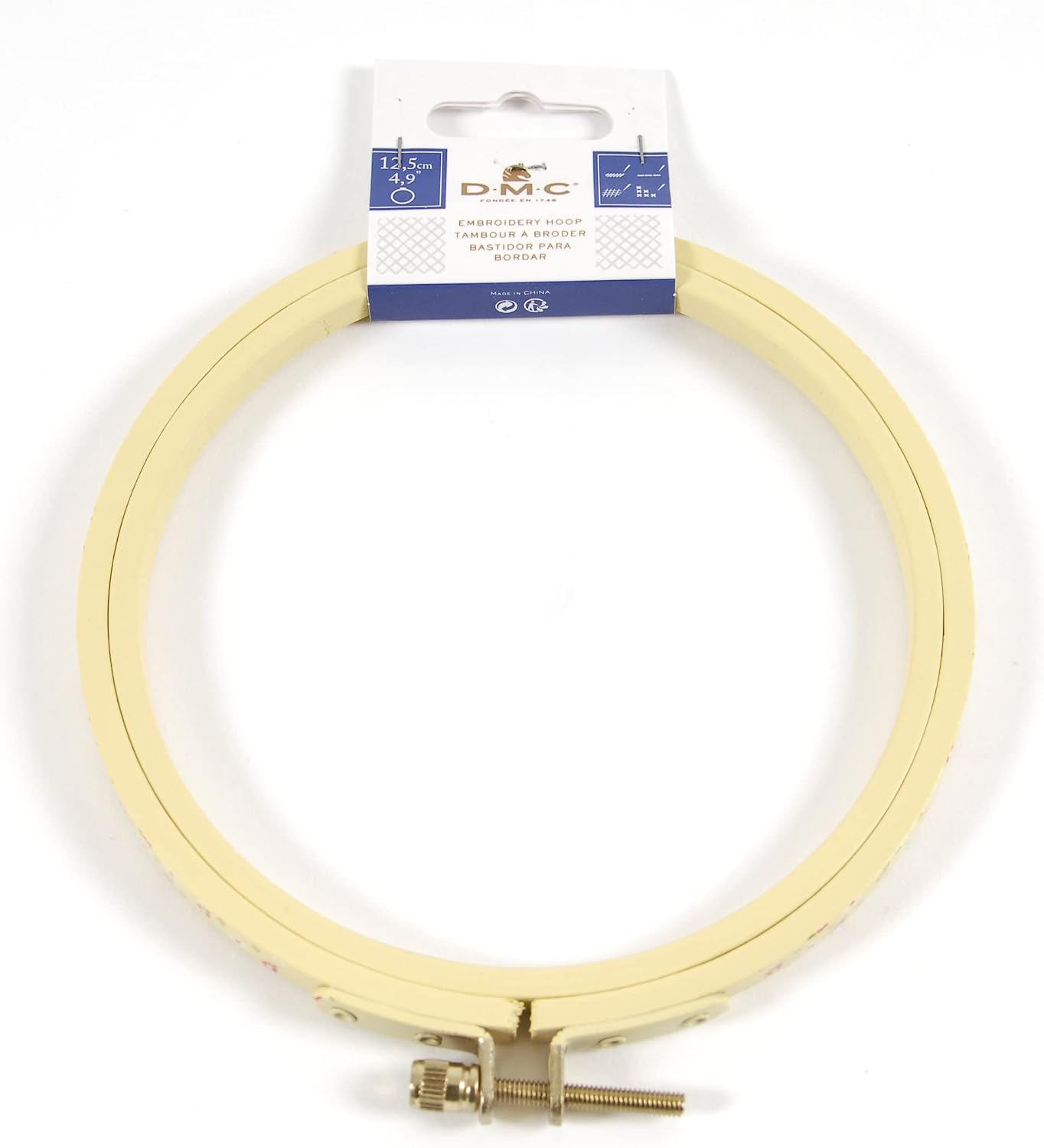 DMC Painted Embroidery Hoop 5in - Yellow