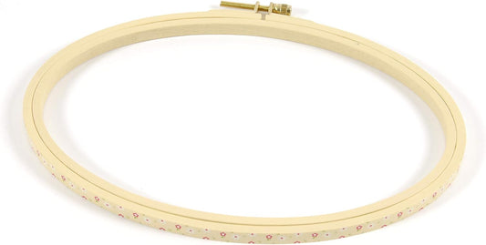 DMC Oval Painted Embroidery Hoop 5x9in - Yellow
