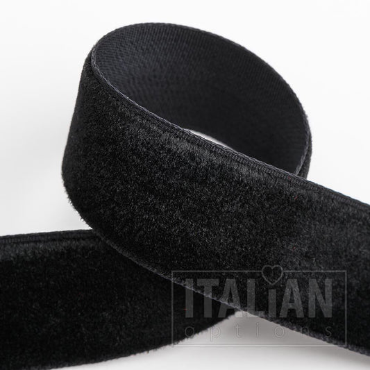 Black Velvet Ribbon 25mm x 10m