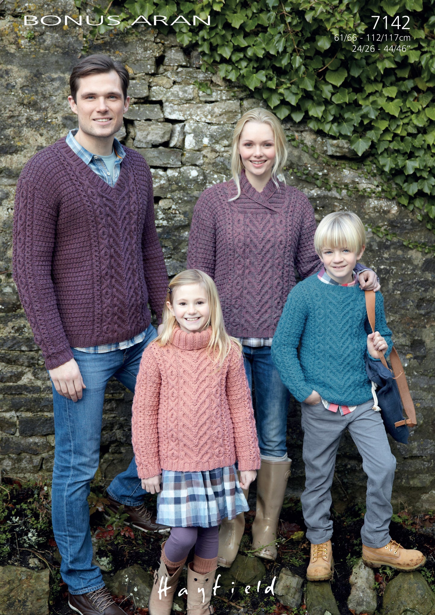 Sirdar Pattern 7142 - Bonus Aran with wool - Product image