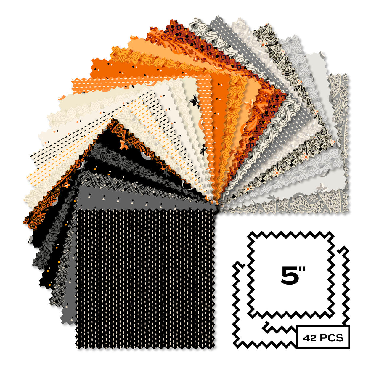 Andover Fabrics Nightfall by Andover Fabrics - 5" Charm Pack (42 Squares)