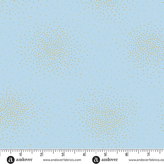 Andover Fabrics Spritz Metallic by Andover Fabrics - Spritz Snow Shadow