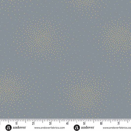 Andover Fabrics Spritz Metallic by Andover Fabrics - Spritz Charcoal