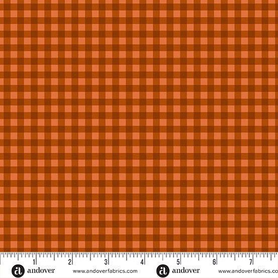 Andover Fabrics Harvest Home by Amy Latta - Cozy Plaid Ochre