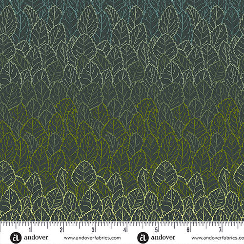 Andover Fabrics Nordic Summer by Gudrun Erla of GE Designs - Groundcover Deep Water