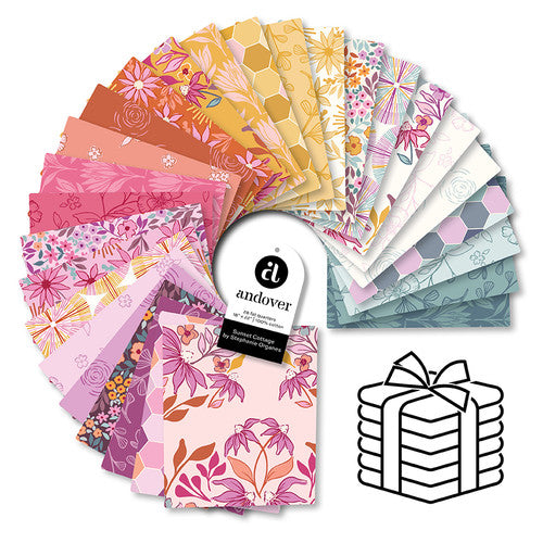 Andover Fabrics Sunset Cottage by Stephanie Organes - Fat Quarter Bundle