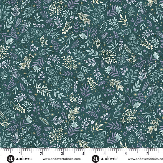 Makower UK Charmed - Flora Teal