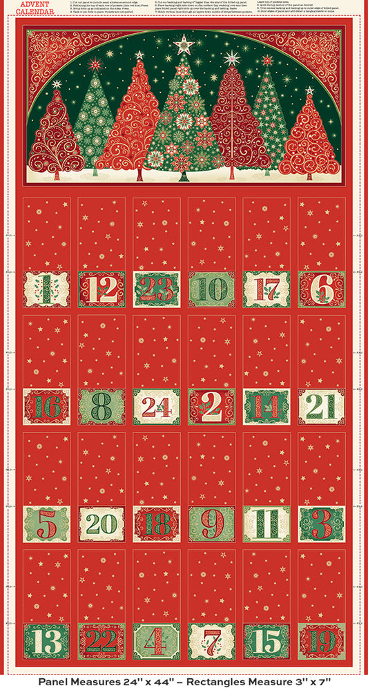 Makower UK Adorn - Advent Multi
