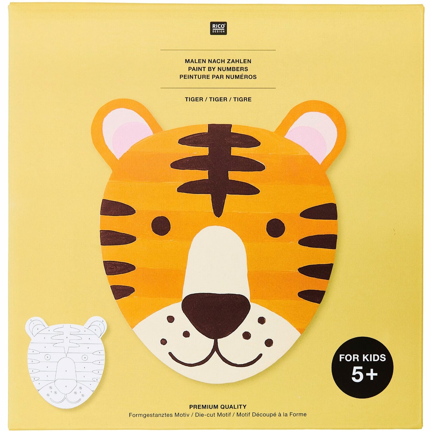 Rico Painting by Numbers Tiger