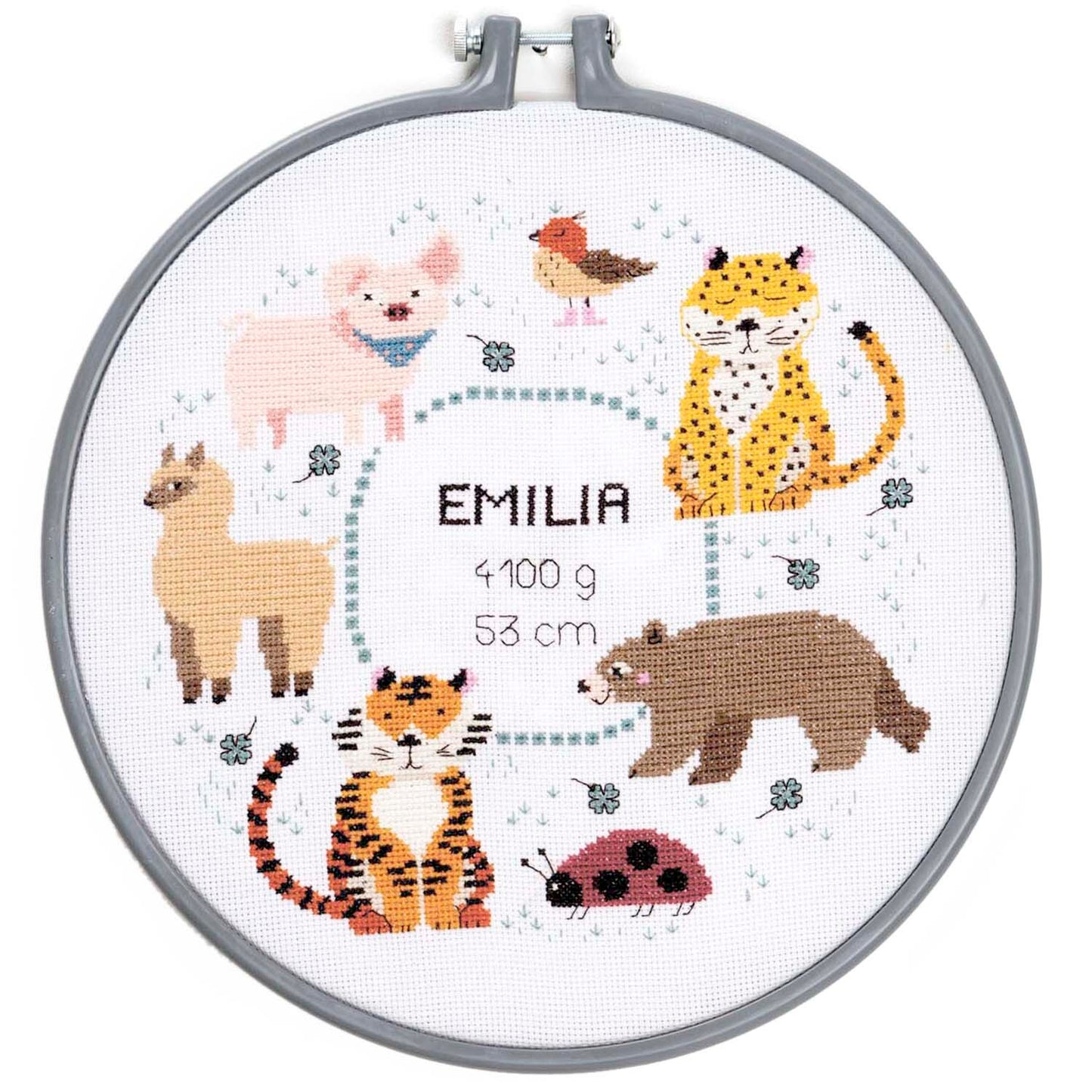 Rico Embroidery Pack Birth Picture Animals