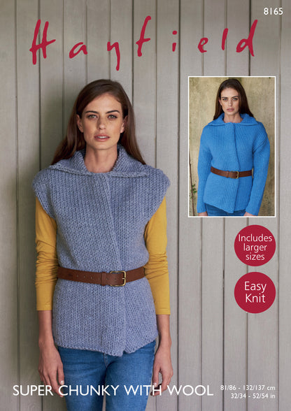 Hayfield Pattern 8165 - Hayfield bonus aran with wool - Product image