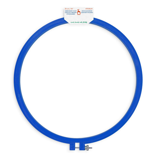 Pony Plastic Embroidery Hoop 25cm Blue