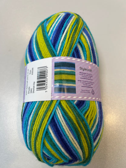 Stylecraft Merry Go Round DK in Merry GoRound DK. Sherbet Dip — 100% Premium Acrylic, DK (Double Knitting), 100g