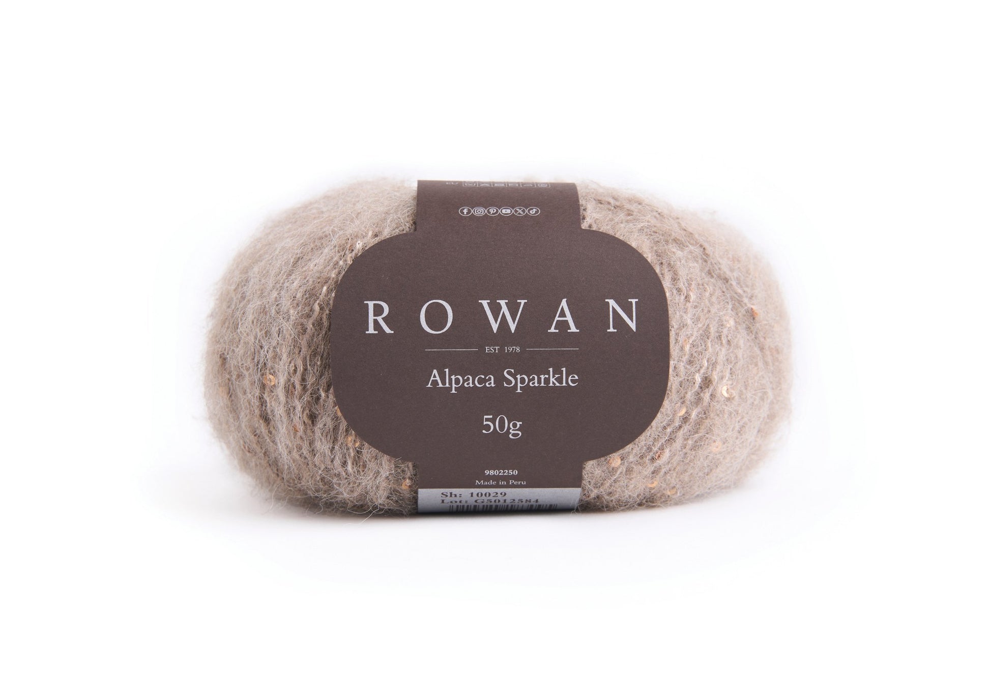 Rowan Alpaca Sparkle 50g - Truffle