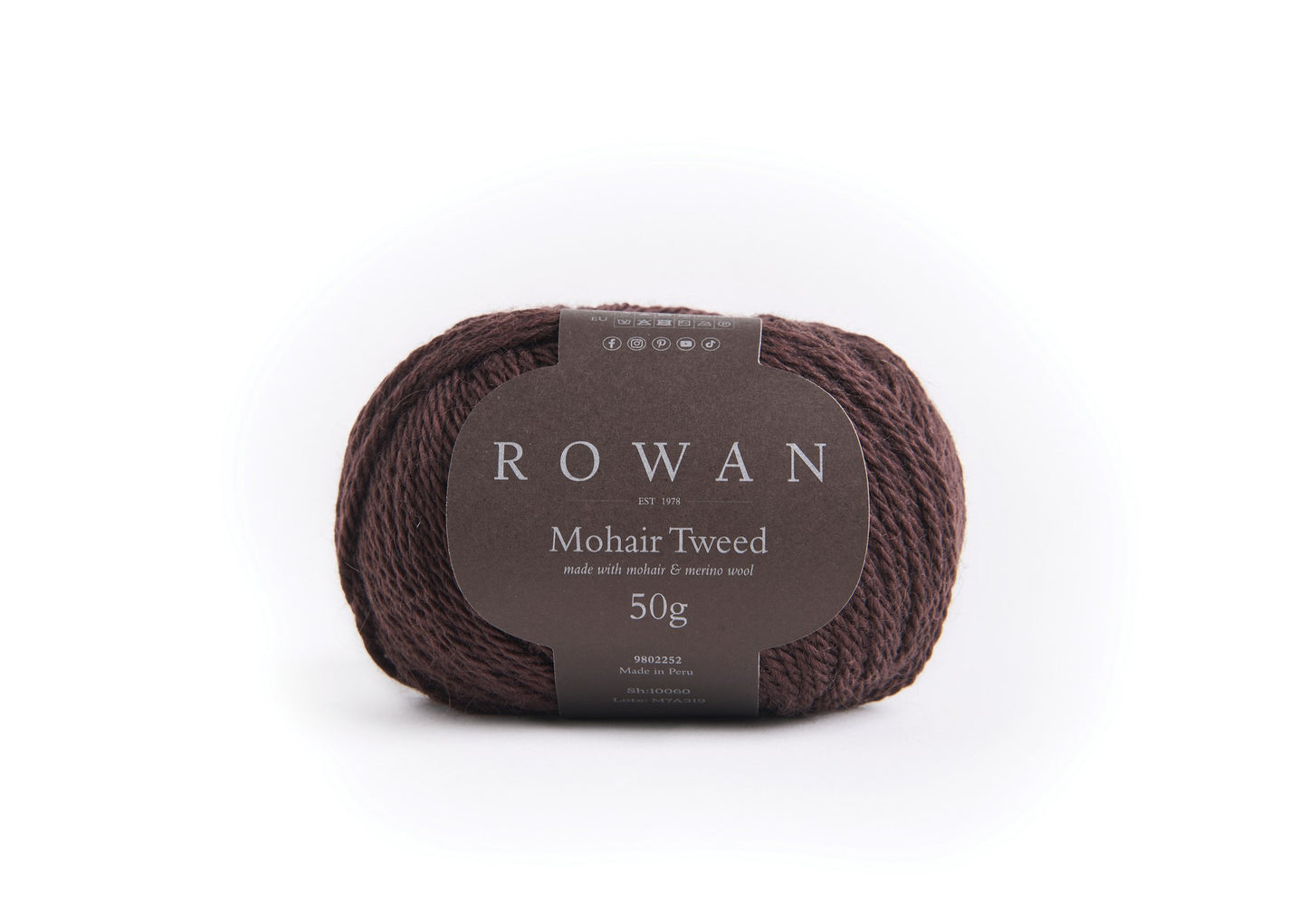 Rowan Mohair Tweed 50g - Chestnut