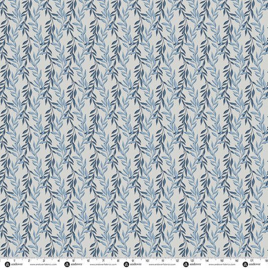 Andover Fabrics Midnight Garden - Starlit Vines Rich Midnight
