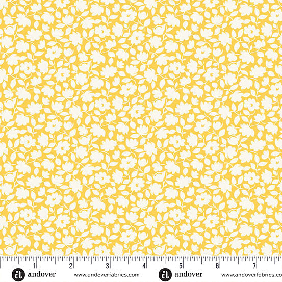 Andover Fabrics Beloved Blossoms - Posy Buttercup