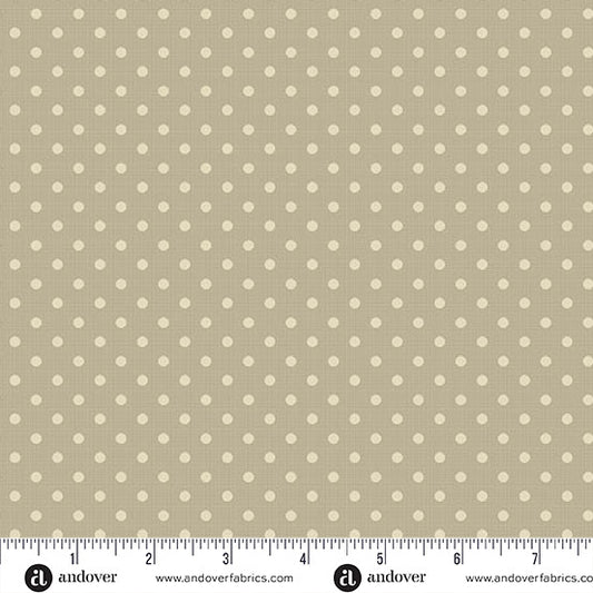 Andover Fabrics Quiltessential Minis - Dot Flax