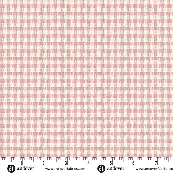 Andover Fabrics Quiltessential Minis - Gingham Blush