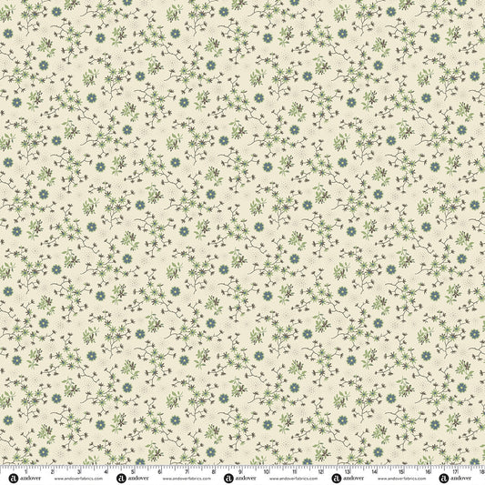 Andover Fabrics Panache - Star Jasmine Fern