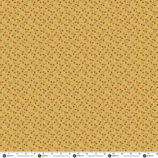 Andover Fabrics Secret Stash Favorites - Amber Berry Butternut