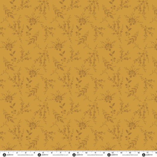 Andover Fabrics Secret Stash Favorites - Amber Spruce Amber