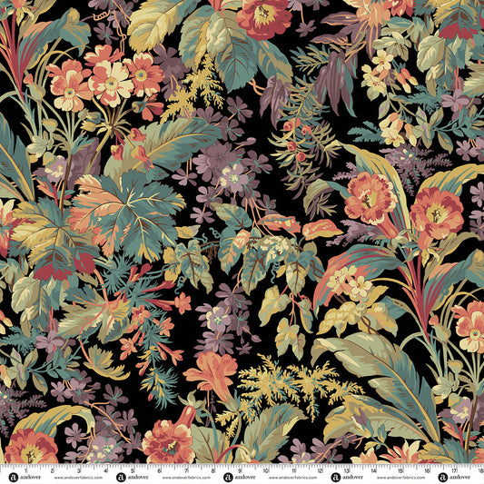 Andover Fabrics Secret Stash Favorites - Amber Foliage Shadow