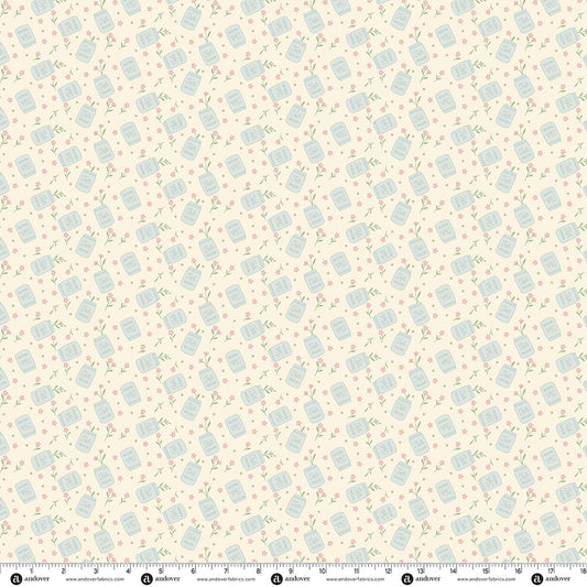 Andover Fabrics Backroad Blooms - Canning Day Buttercream