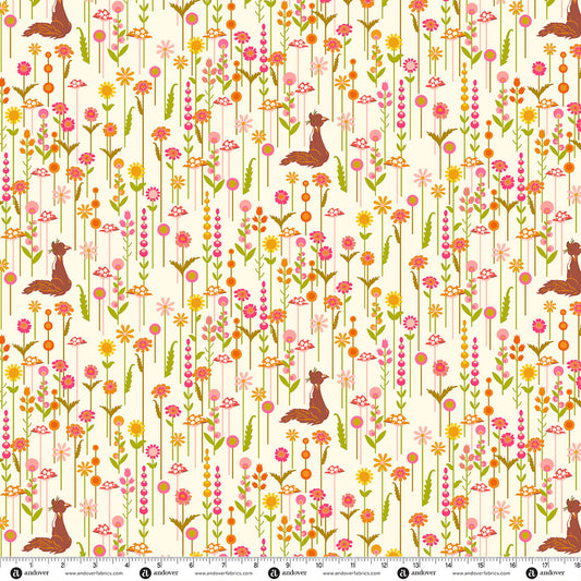 Andover Fabrics Menagerie - Fox Day