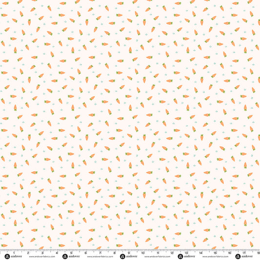 Andover Fabrics Bunny Hops - Carrot Patch Cottontail