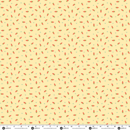 Andover Fabrics Bunny Hops - Carrot Patch Sunshine