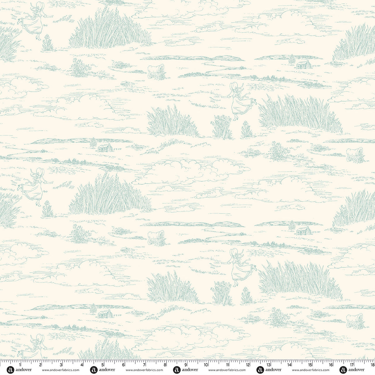 Andover Fabrics Icons - Prairie Life Sky