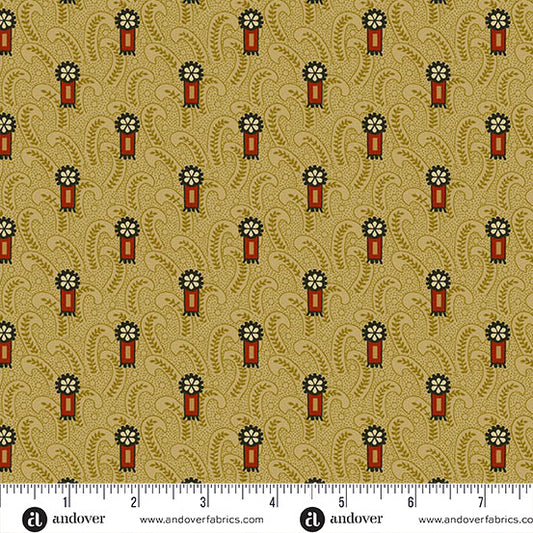 Andover Fabrics Madison Manor Revisited - Firecracker Yellow
