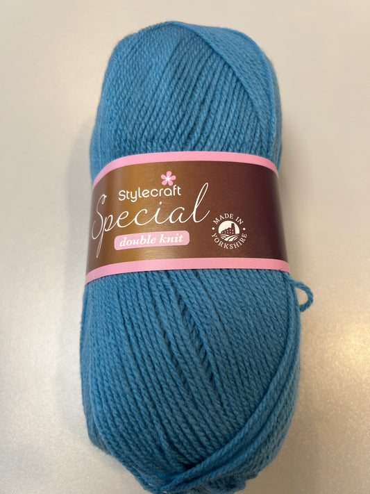 Stylecraft Special DK in Cornish Blue — 100% Premium Acrylic, DK (Double Knitting), 100g
