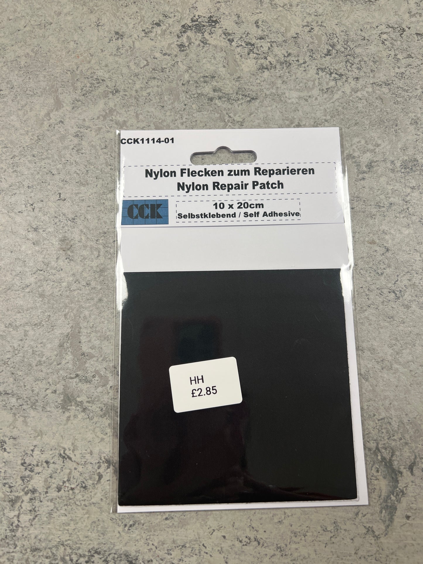 CCK Nylon Repair Patch.  10 x 20cm