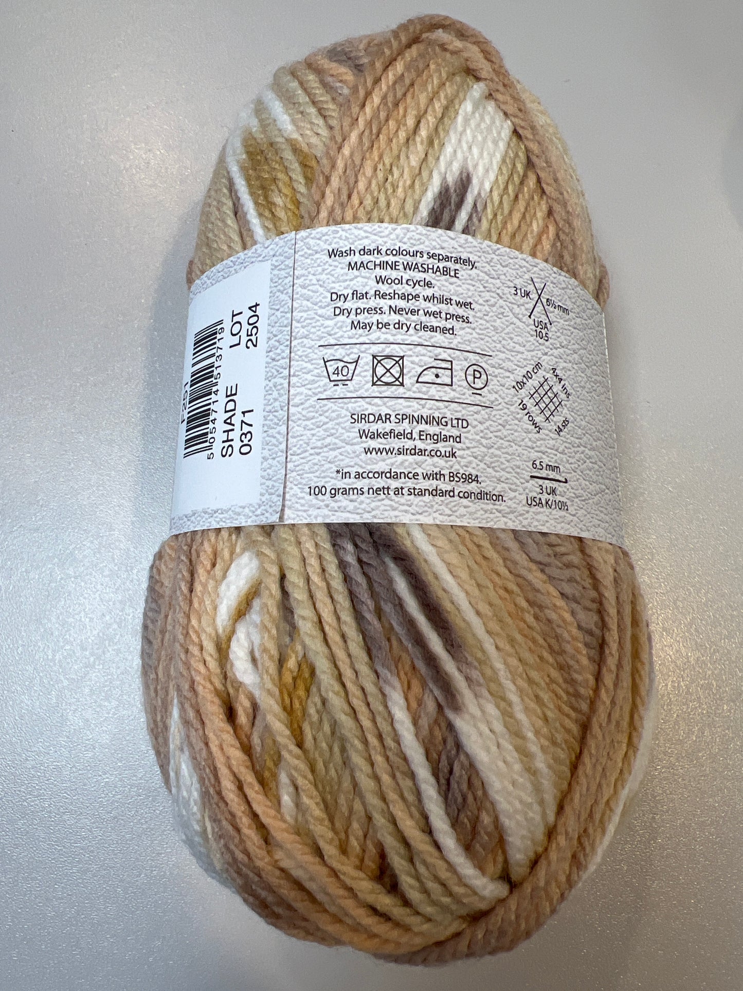 Knitting yarn - texture detail