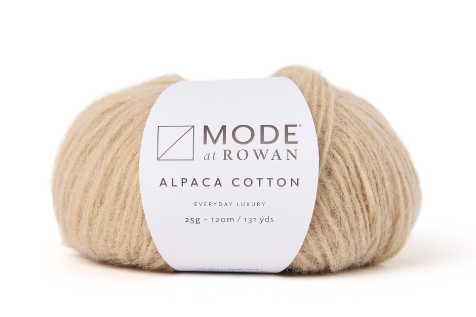 Rowan yarn in champagne, cotton blend
