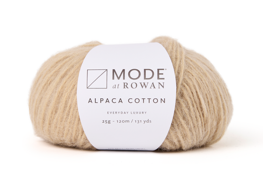 Rowan yarn in champagne, cotton blend