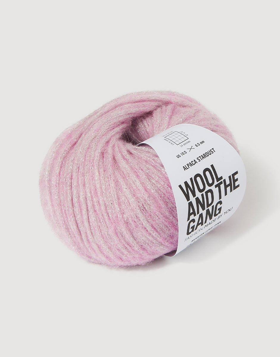 Wool and the Gang Alpaca Stardust 50g - Modern Love Pink