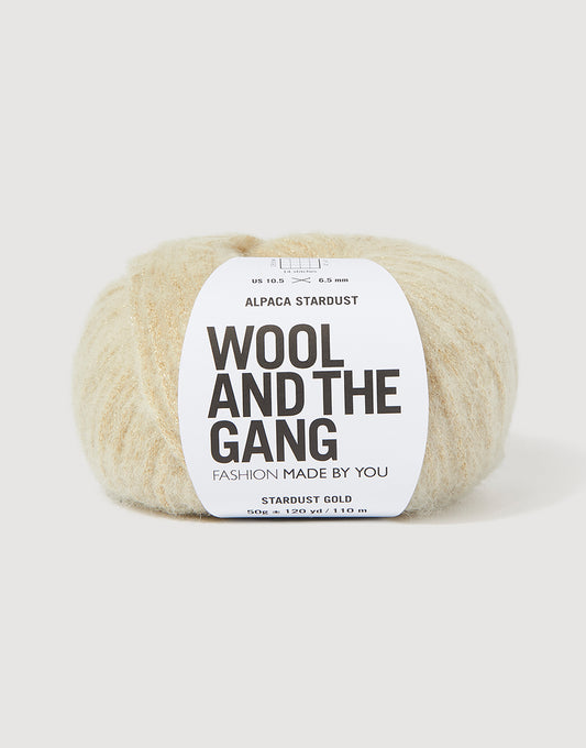 Wool and the Gang Alpaca Stardust 50g - Stardust Gold