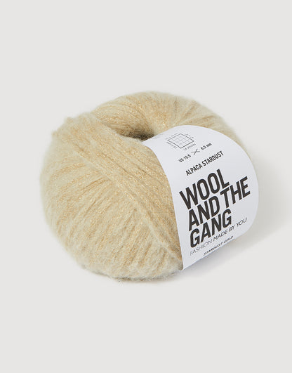 Wool and the Gang Alpaca Stardust 50g - Stardust Gold