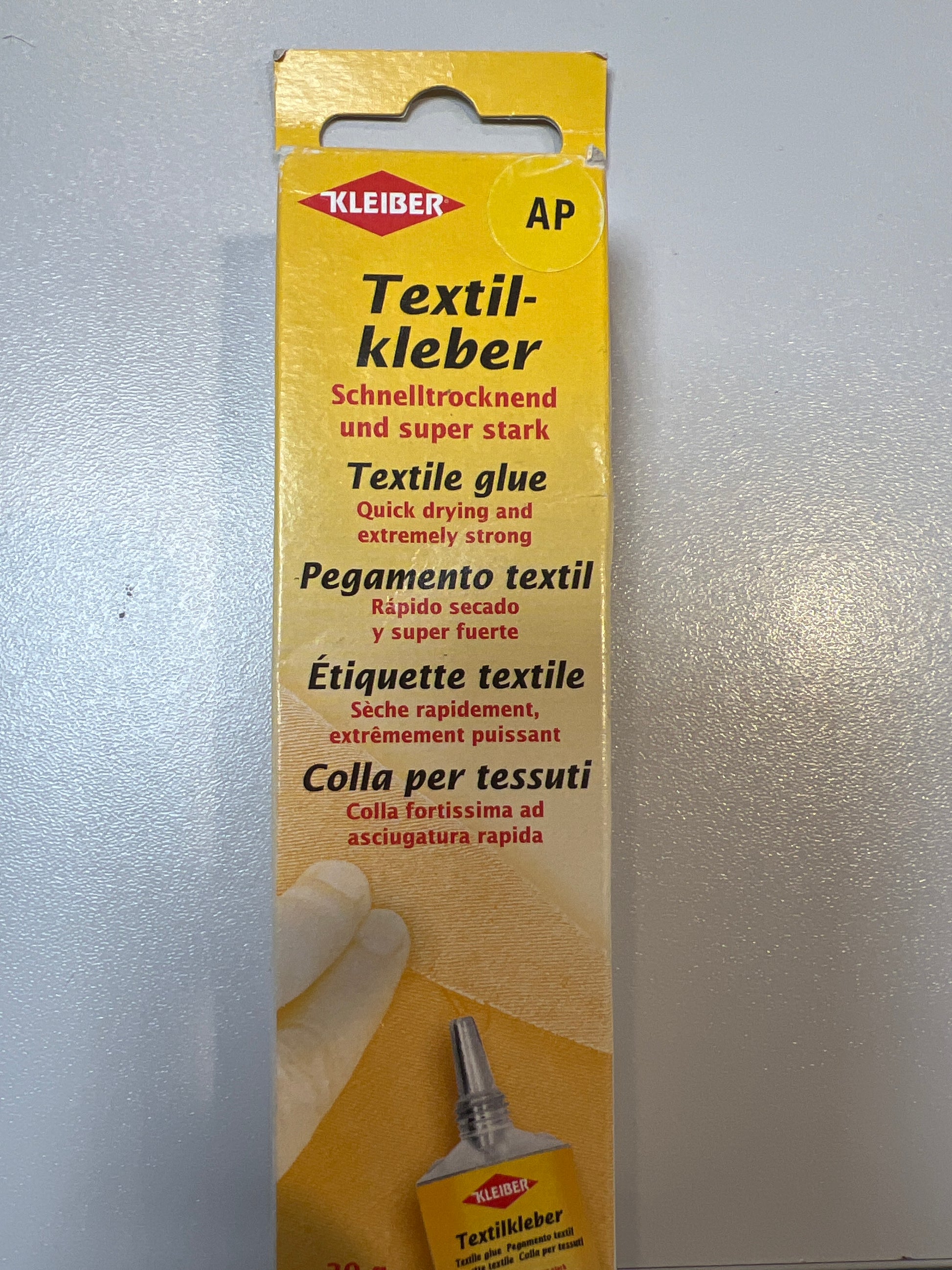 Kleiber Textile Glue.  30g